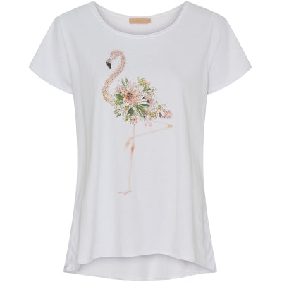Marta, Marie T-shirt, Beige Flamingo