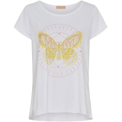 Marta, Marie T-shirt, Yellow Butterfly