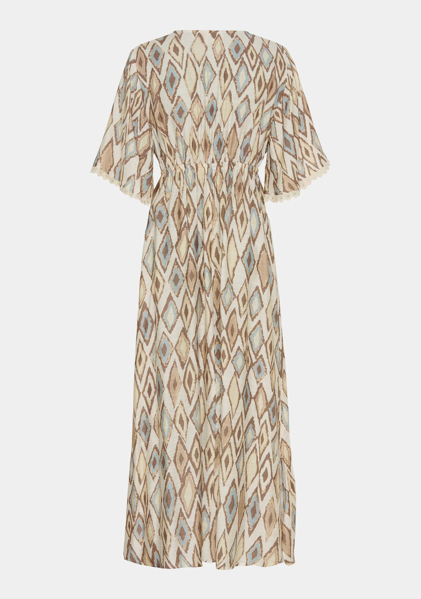 Isay, Ane Long Dress - Light Mint Square