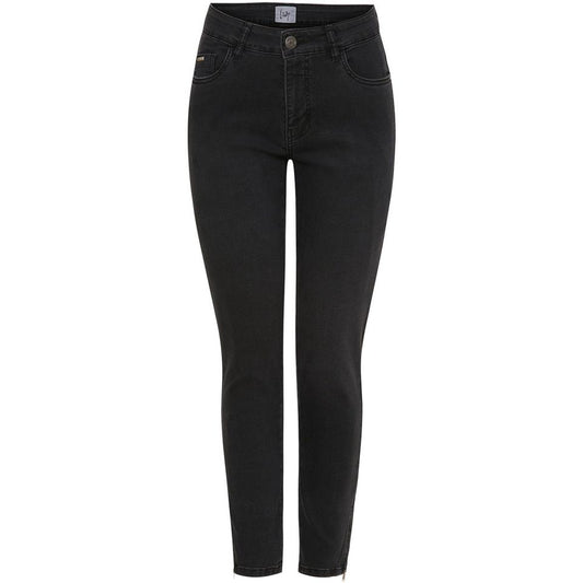 Isay, Lido Zip Jeans - Col. 958 Dark Grey Wash