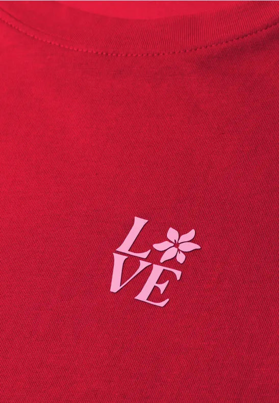 Street One, T-shirt m/Love Print
