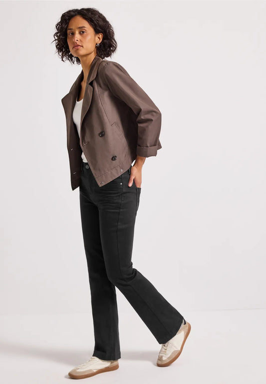 Street One, Bootcut Jeans Sort