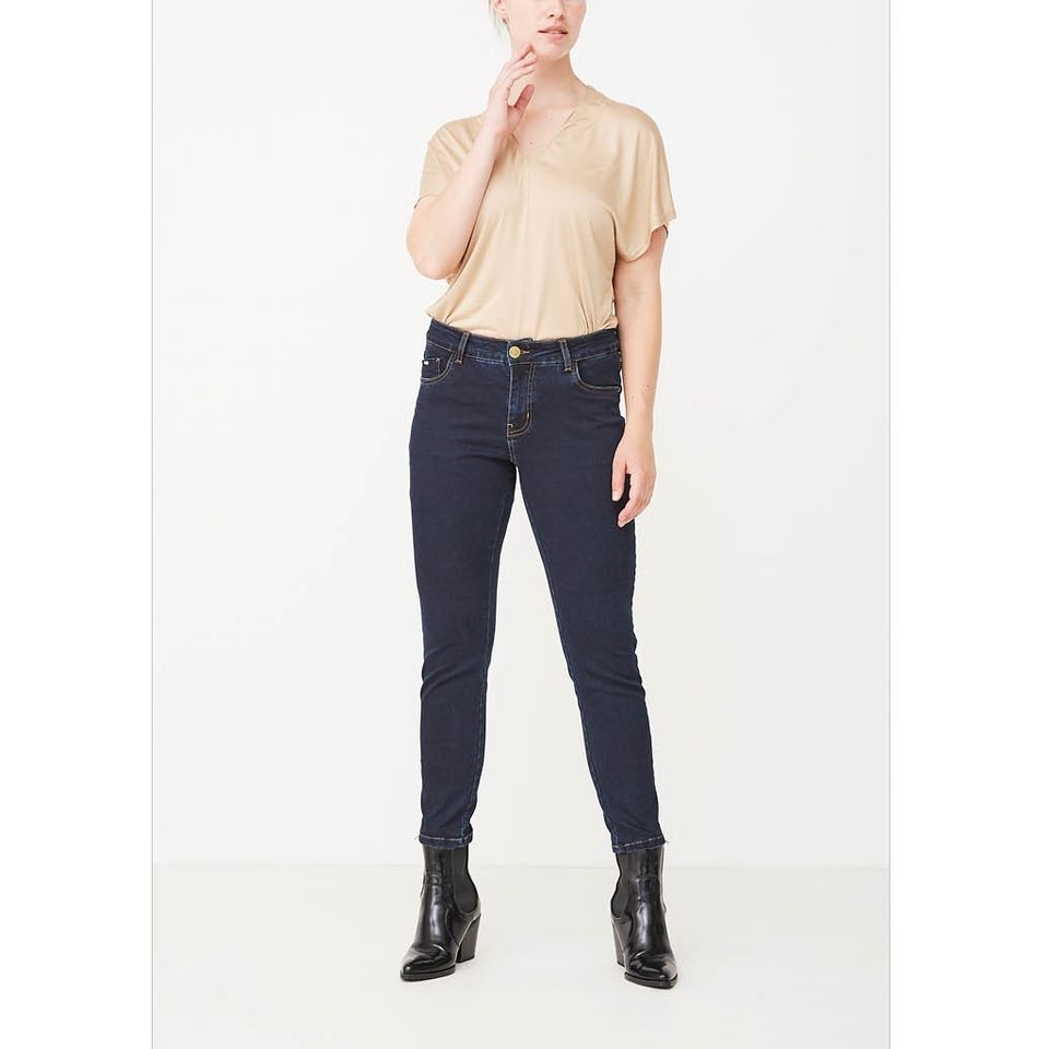 Isay, Lido Zip Jeans -Col. 693 Denim Blue