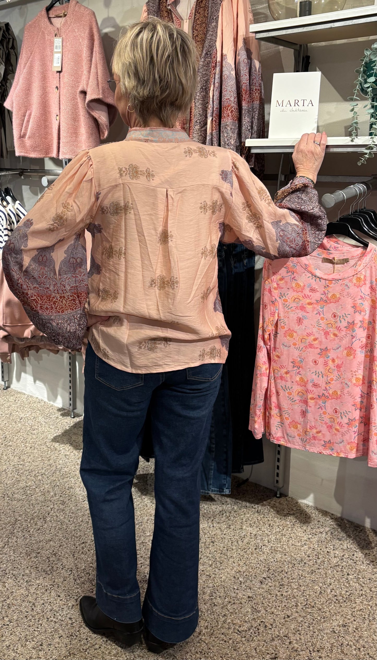 Marta, Annette Bluse, Originale/Rosa