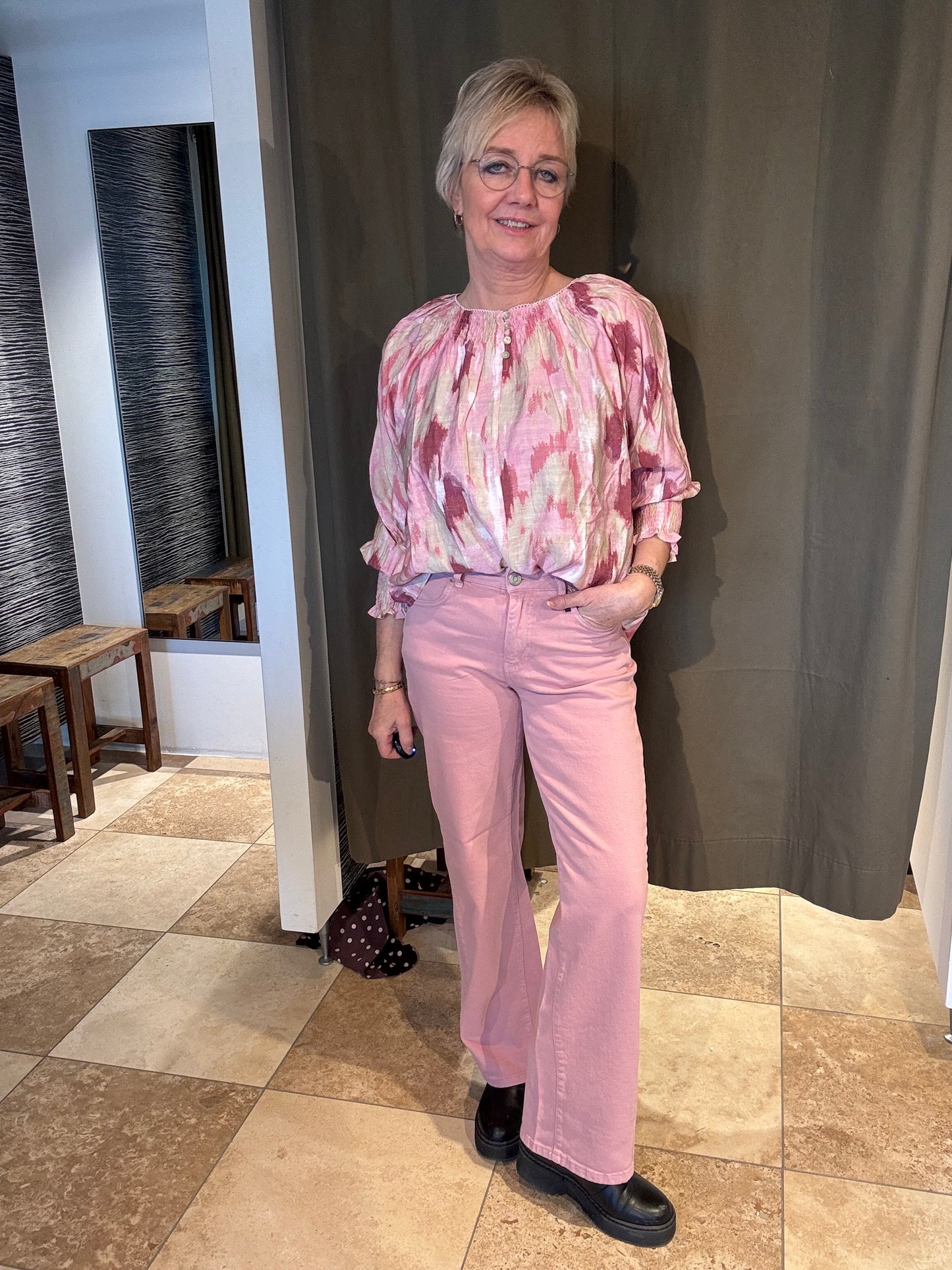 Isay, Ane Button Bluse