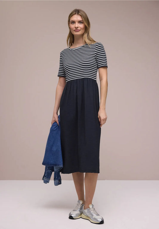 Street One, Mat Mix Striped Dress