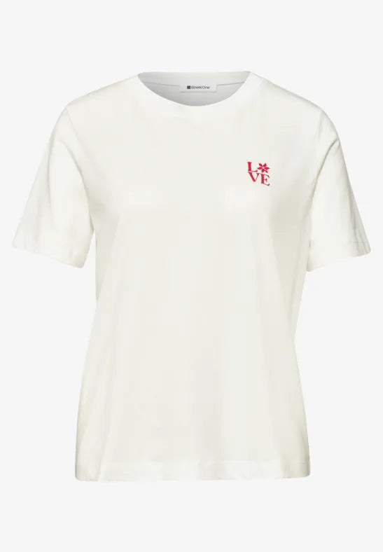 Street One, T-shirt m/Love Print
