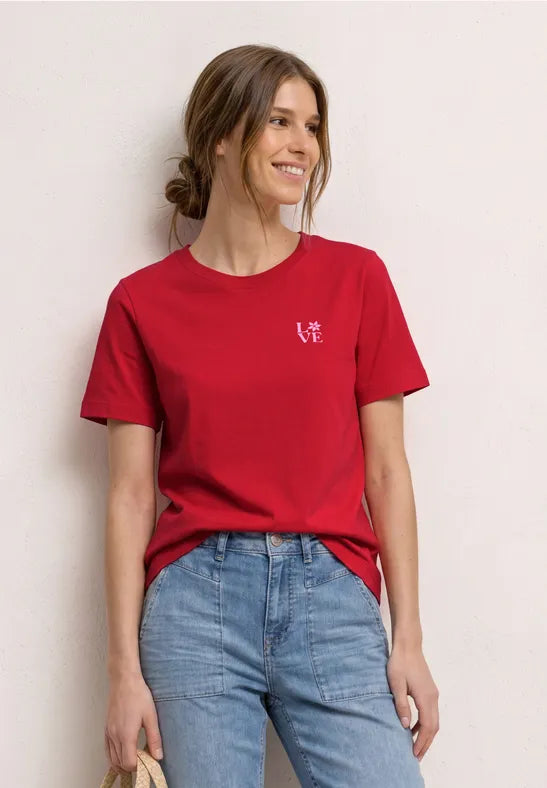 Street One, T-shirt m/Love Print