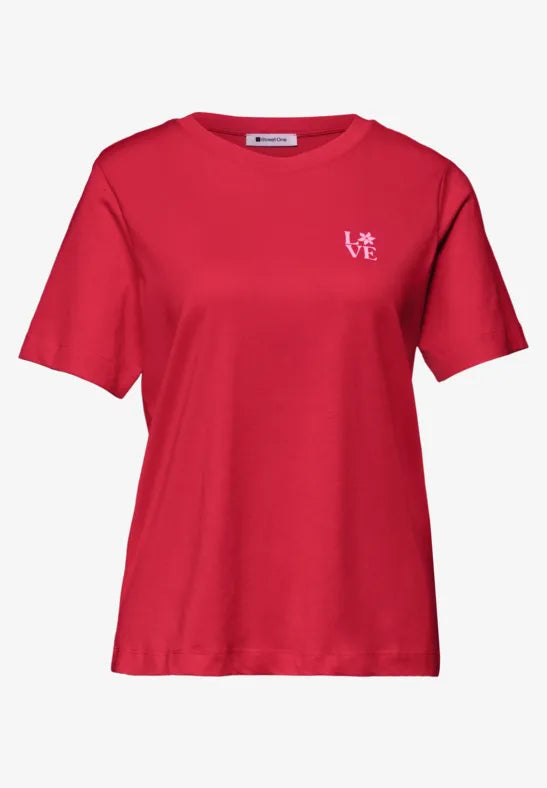 Street One, T-shirt m/Love Print