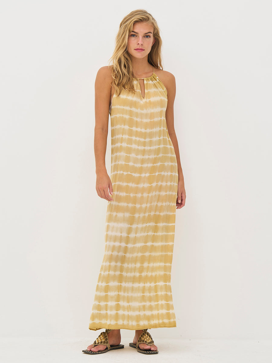 Dana, Long Dress, Yellow