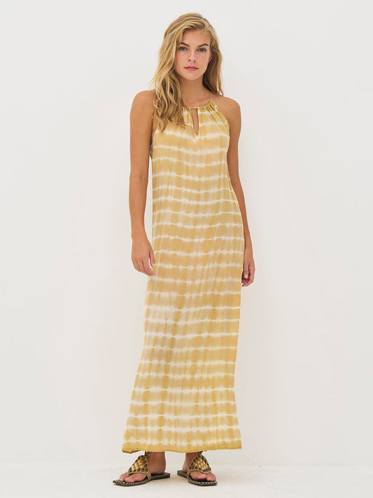 Dana, Long Dress, Yellow