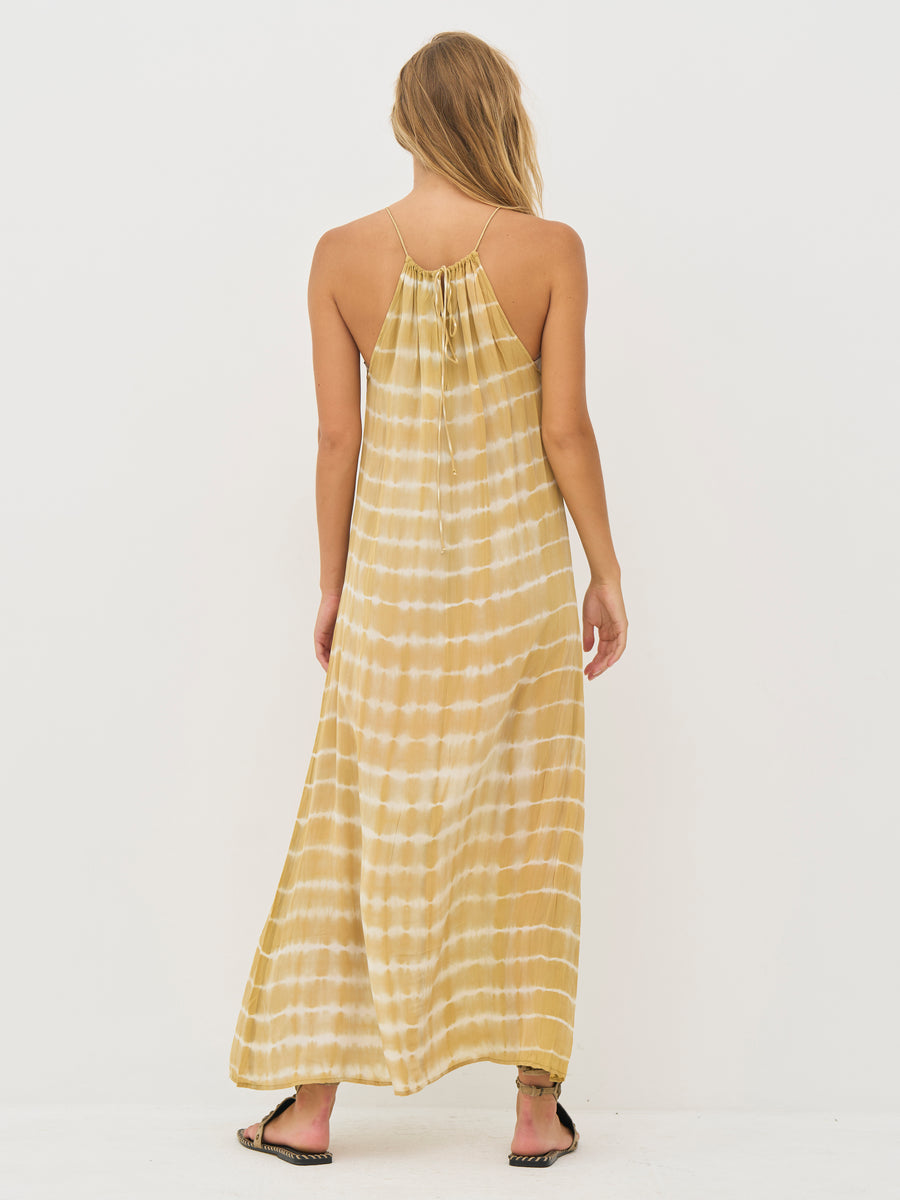 Dana, Long Dress, Yellow